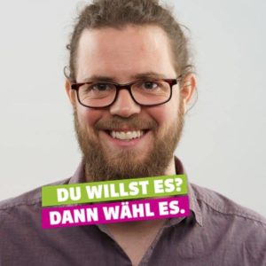 Gallus Bühlmann kandidiert für die Grünen Luzern bei den Kantonsratswahlen 2019